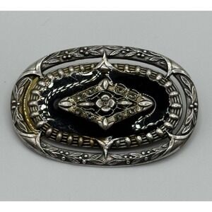 Vintage Catherine Popesco France Enamel Brooch Pin Signed